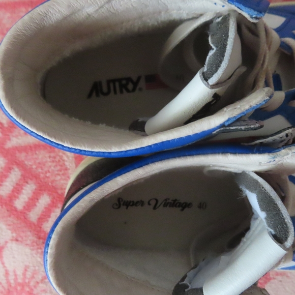 AUTRY super vintage SNEAKERS TWO-TONE MEDALIST MID SNEAKERS sz 40 us 7